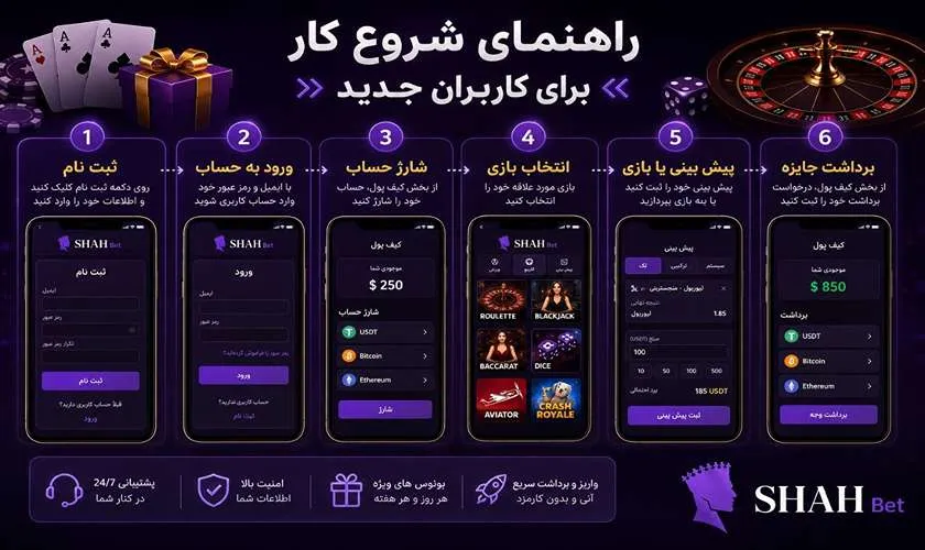 راهنمای کار با شاه بت